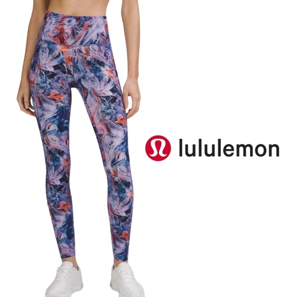 Lululemon Fast and Free RARE Brushed Fabric High-Rise Tight Atmospheric Purple 4 - Picture 1 of 13